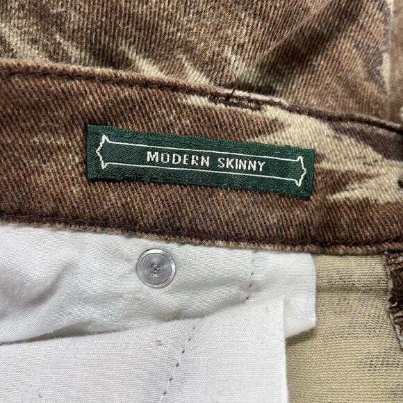 RALPH LAUREN Western Aztec Modern Skinny Jeans Womens Sz 8 Tribal Brown Navajo - Picture 3 of 14